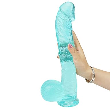 -Đilđo Fãllø Rềắlistiçø con Věňě con Věntôså 34Cm Ánálě per Uosīlicønè Môrbìdõ con Věntôsã per Donne Ṥęsşo Xxl Péņę Fịntó per Donne Grosso