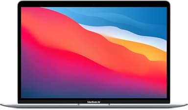 Apple MacBook Air 2020 con chip Apple M1, CPU a 8 core, GPU a 7 core (13 pollici, 8 GB di RAM, memoria SSD da 256 GB) (QWERTY Italiano) Argento (Ricondizionato)