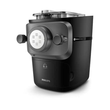 Philips Serie 7000 Macchina per la Pasta - Tecnologia ProExtrude, Pesatura Automatica, 8 Trafile, Impasto Perfetto, Facile da Pulire, Fino a 8 Porzioni, Nero (HR2665/93)
