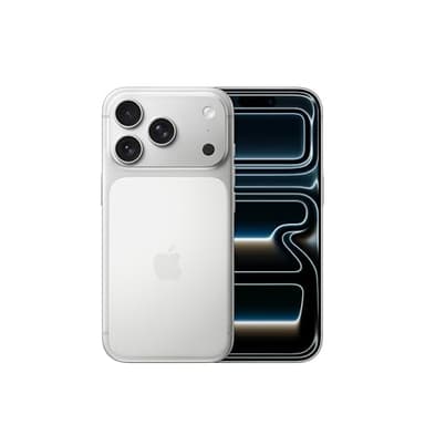 Apple iPhone 17 Pro 256 GB: display 6,3", ProMotion fino a 120Hz, chip A19 Pro, autonomia senza precedenti, sistema di fotocamere Pro Fusion con fotocamera frontale Center Stage; Argento
