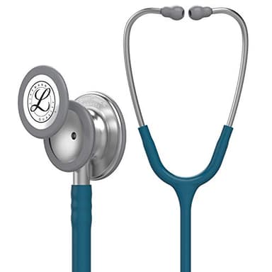 3M Littmann Stetoscopio per il monitoraggio Classic III, tubo auricolare blu Caraibi, 69 cm, 5623