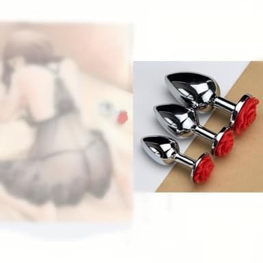 Base a tre pezzi di fiori di rosa femminile dal momento che il cortile maschile giocattoli per adulti