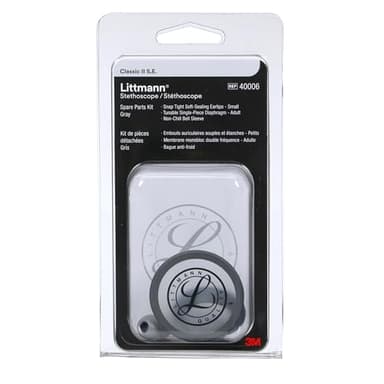 3M Littmann Ricambi per stetoscopio Classic II S.E. - Kit grigio, 40006