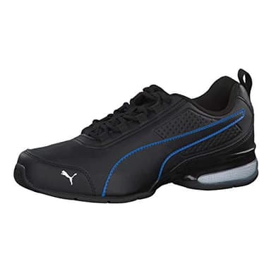 PUMA Leader VT SL, Road Running Shoes Unisex-Adulto, Black White-Indigo Bunting, 44 EU