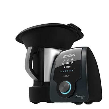 Cecotec Robot di Cucina Mambo 8590. 1700 W, Cucchiaio MamboMix, 30 funzioni, bilancia incorporata, Caraffa in acciaio inox da 3,3 litri lavabile in lavastoviglie