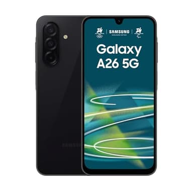 Samsung Galaxy A26 5G, Smartphone con Funzioni intelligenti, 3 anni di Garanzia del produttore, Display Super AMOLED 6.7”, 6GB RAM, 128GB, 5.000 mAh, memoria espandibile, Black [Versione Italiana]