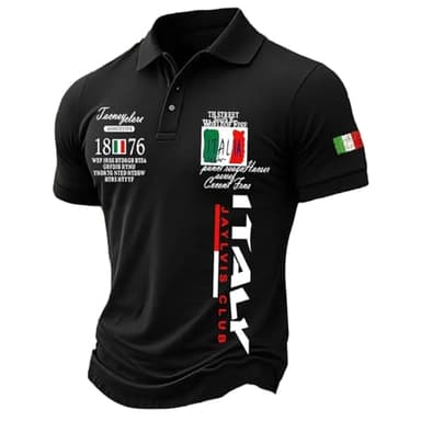 Magliette Uomo Manica Corta Pack 2 Nere Le Migliori Offerte di Oggi Sportive Girocollo T-Shirt Cotone con Stampe Camicie Estive Coreana