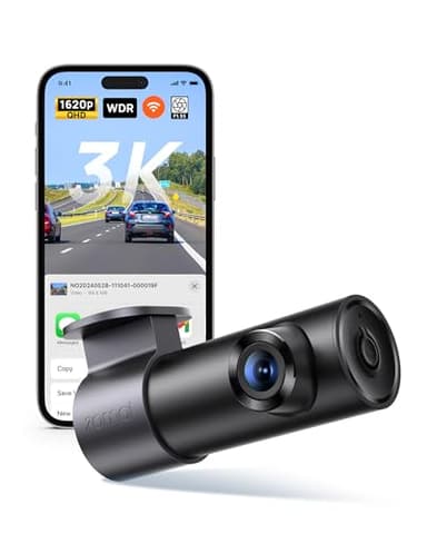 70mai Dash Cam M310 Plus 3K, 1620P Dashcam Auto, WiFi, Visione Notturna, Rilevamento del Movimento, Registrazione Time-lapse, WDR, Registrazione in Loop, Modalità Parcheggio, WiFi, APP, Max 256 GB