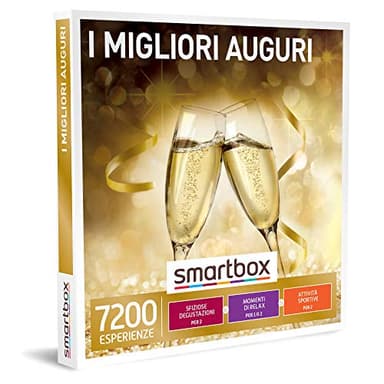 smartbox - Cofanetto Regalo I Migliori Auguri - Idea Regalo Originale - Degustazioni, momenti Relax o attività per 1 o 2 Persone