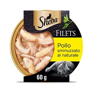 Sheba Filets Cibo Umido per gatti al gusto Pollo, Una Vaschetta da 60g